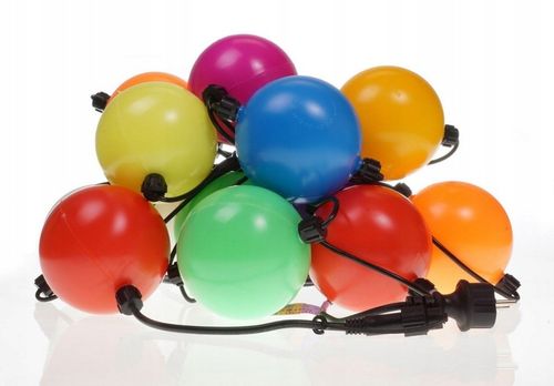 LAMPKI CHOINKOWE LED-10 DUŻE KULE ZEWNĘTRZNE MIX na Arena.pl