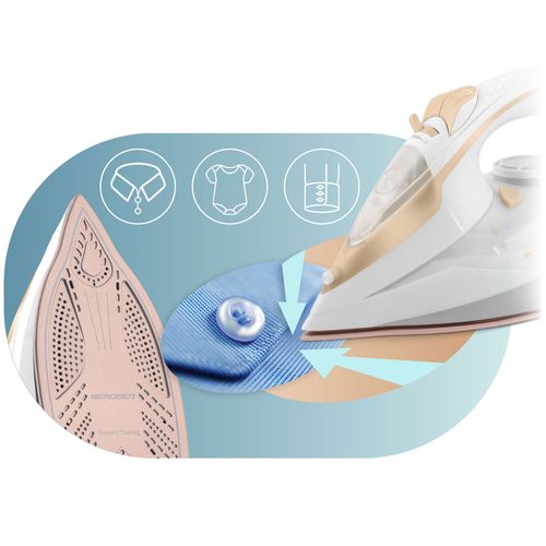 Żelazko parowe 3000W Berdsen BD-330 ceramiczna powłoka praca w pionie na Arena.pl