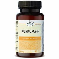 Kurkuma+ z piperyną 90 kapsułek Suplement Herbapol Kraków