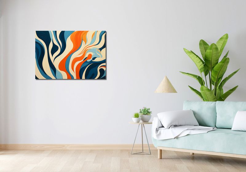 Obraz 90x60cm Oceaniczne Fale zdjęcie 2