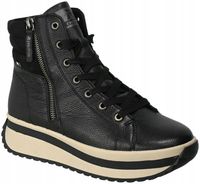 Rieker Revolution W0962-00 38 czarne botki śniegowce sneakersy