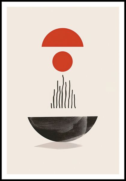 Plakat 68x101cm Półokrągła Forma zdjęcie 3