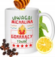 Kubek Dla Michaliny Koleżanki Przyjaciółki Prezent Z Nadrukiem Biały 330Ml