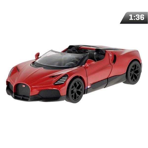 Model 1:36, Bugatti Mistral, czerwony zdjęcie 1