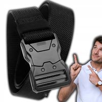 Pasek Militarny Taktyczny Wojskowy Pas Parciany QR Do Spodni SURVIVAL