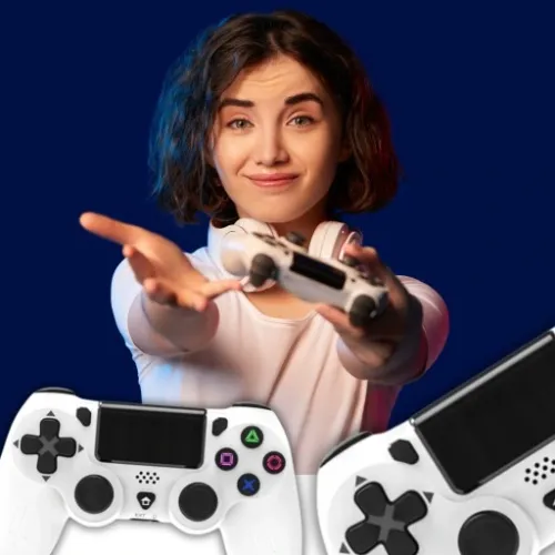 BEZPRZEWODOWY PAD GAMINGOWY DO PS4 KONTROLER DOUBLESHOCK WIBRACJE ZAMIENNIK na Arena.pl