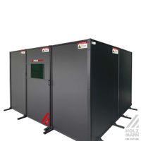 Kabina ochronna do czyszczenia laserowego zabudowa spawania lasera 3x3m
