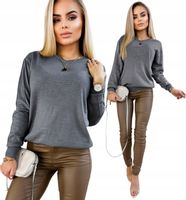 SWETER DAMSKI klasyczny dekolt V kolory