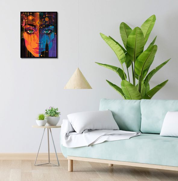 Plakat 40x50cm Cyfrowa Psyche zdjęcie 4