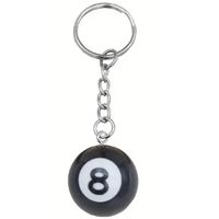 Breloczek Kula do Bilarda nr 8 Black Ball Ośemka Happy Fart Bilard Stół Gra