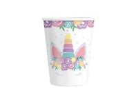 Kubeczki (Kubki), Jednorożec, 220 ml, 6 szt.