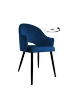 Krzesło obrotowe Velvet podstawa czarna MG16