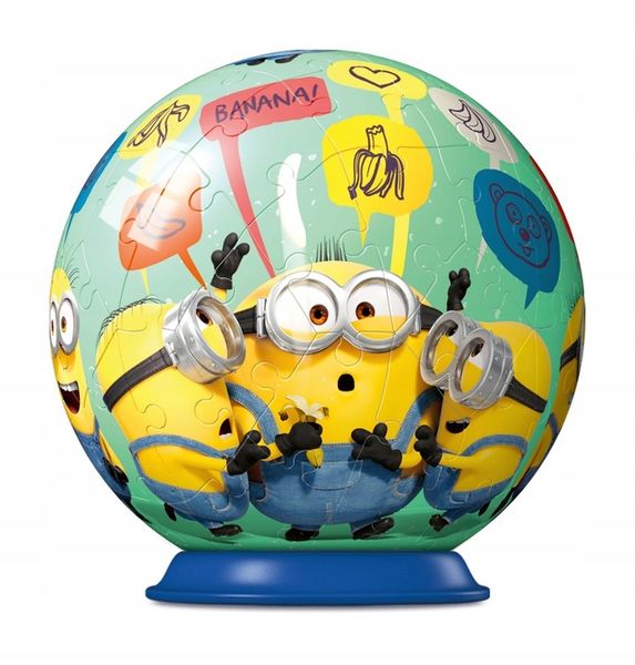 Ravensburger, Puzzle 3D: Minionki 2 (11179) zdjęcie 4