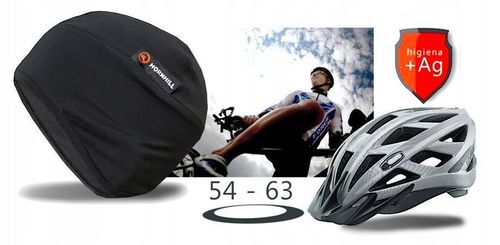 Supercienka TERMOAKTYWNA czapka Soft pod kask z J. srebra. SEZONOWA OBNIŻKA na Arena.pl