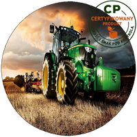 Opłatek na tort Traktor - Ciągnik