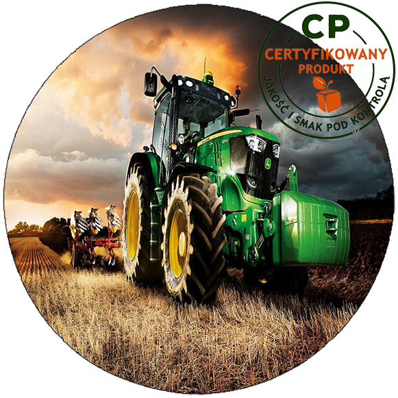 Opłatek na tort Traktor - Ciągnik zdjęcie 1