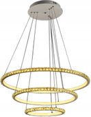 Lampa wisząca ENZO kryształki okrąg GLAMOUR 30+50+70 LED 70W Wobako