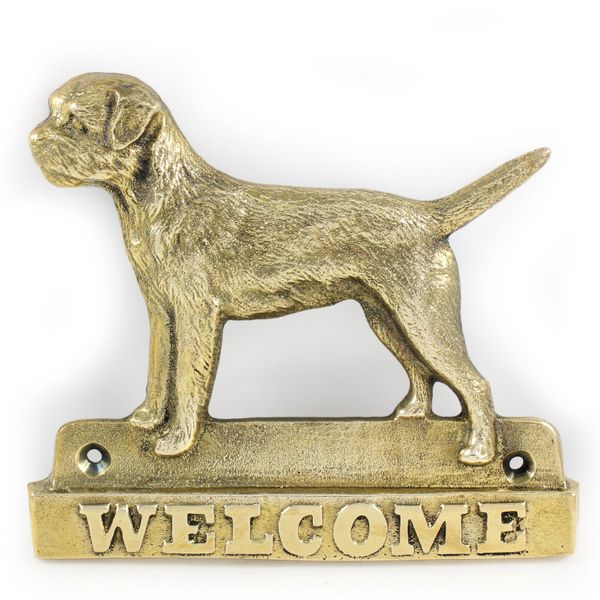 Border Terrier welcome plakietka Art-Dog zdjęcie 1