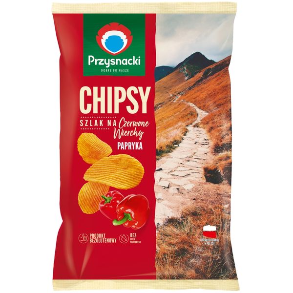Przysnacki Chipsy papryka 130 g zdjęcie 1