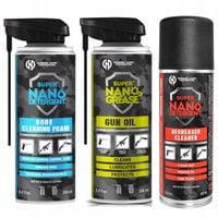 Czyszczenie Broni Olej do Broni + Odtłuszczacz + Pianka do Lufy ZESTAW