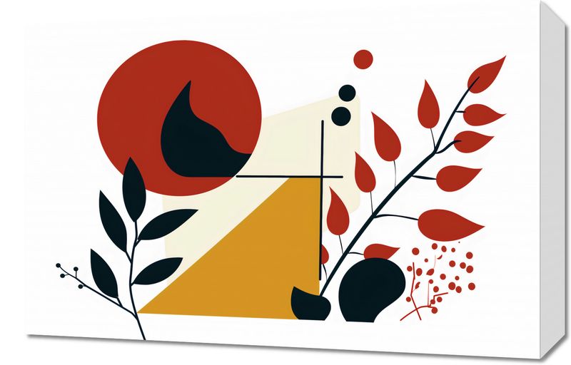 Obraz 60x40cm Ogień i Flora zdjęcie 1