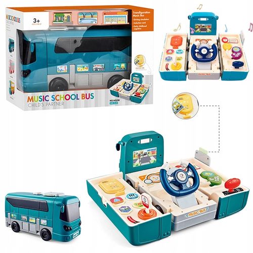 INTERAKTYWNY SAMOCHÓD WBIJAK EDUKACYJNY POJAZD DLA DZIECI Z DŹWIĘKIEM 6M+ na Arena.pl