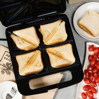 Opiekacz Toster do Kanapek Sandwich Duży 4 TOSTY Kanapki XXL 2300 W IDEAL