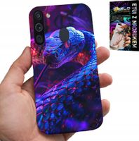 ETUI DO SAMSUNG GALAXY A21 - WĄŻ KOBRA GRZECHOTNIK GADY CASE + FOLIA