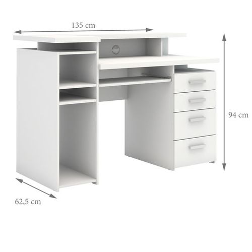FUNCTION biurko białe z nadstawką na Arena.pl