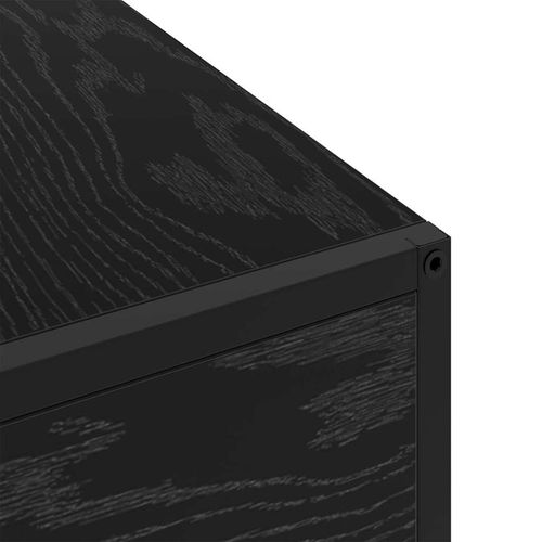 Szafka Nocna Czarny dąb 40 x 27 x 76 cm Materiał drewnopochodny na Arena.pl