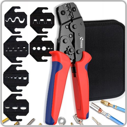 Zaciskarka ręczna + 7 matryc do konektorów izolowanych i na Arena.pl