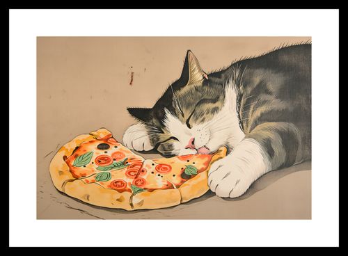 Plakat 30x20cm Pizza Dla Kota na Arena.pl