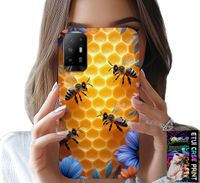 ETUI DO OPPO RENO 5Z / A94 5G - PSZCZOŁY UL PLASTER MIODU PLECKI CASE