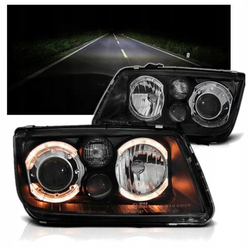 LAMPY Reflektory VW BORA Od 1998 Do 2005 RINGI ANGEL EYES DEPO HALOGEN NOWE na Arena.pl
