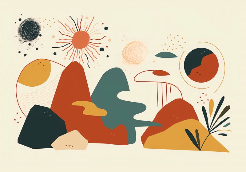 Plakat 66,5x46,5cm Kosmos Barw zdjęcie 1