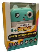 FOREVER DREAMS Aparat natychmiastowy CAT mini drukarka DLA DZIECI zielony
