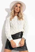 SWETER SPLOT W SERCA 38/40 ECRU