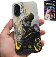 ETUI DO IPHONE 16 PLUS - MOTOR MOTOCYKLE FAN WIELE WZORÓW PLECKÓW
