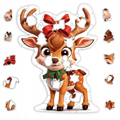 Świąteczne puzzle dla dzieci - Alexander Milliwood Renifer 50 elementów na Arena.pl