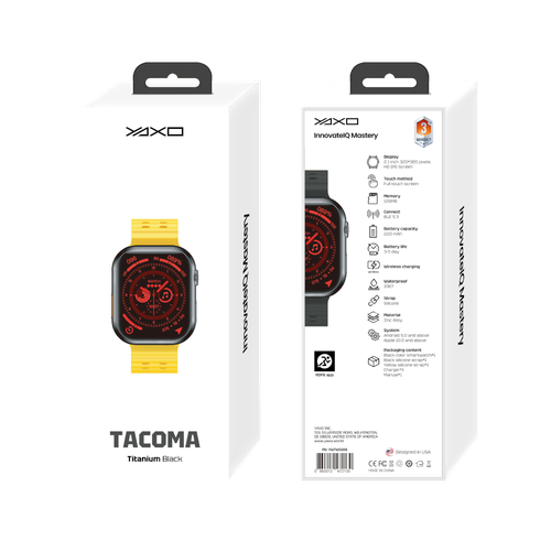 YAXO Smartwatch TACOMA Titanium Black na Arena.pl
