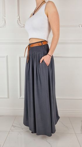 ZWIEWNA DŁUGA SPÓDNICA MAXI DO KOSTEK BOHO DAMSKA na Arena.pl