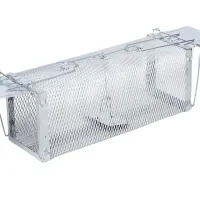 Pułapka żywołapka na szczury gryzonie humanitarna metalowa klatka XXL