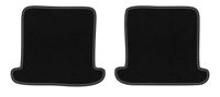 Dywaniki welurowe tylne Renault Megane III Cabrio 2008-2015 czarne