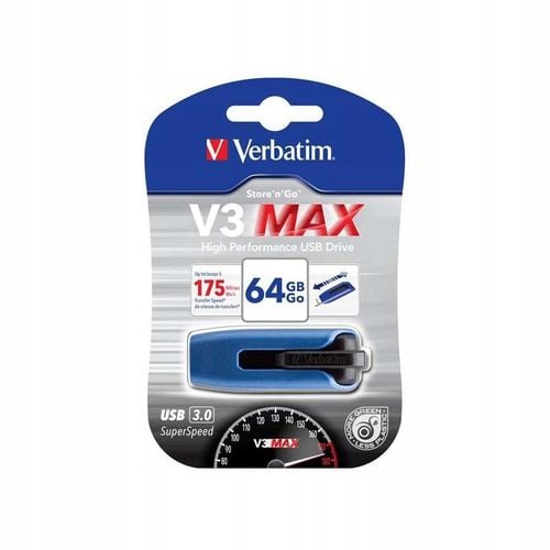 Pendrive Verbatim 64GB V3 MAX USB 3.0 na Arena.pl