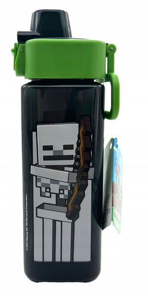 BIDON MINECRAFT KWADRATOWY 500ml POSTACI CREEPER zdjęcie 5