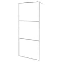 Ścianka prysznicowa, mrożone szkło ESG, 115 x 195 cm