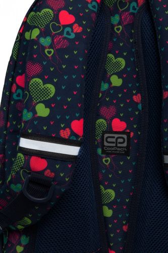 Plecak CoolPack BASIC PLUS w zielone serca, LIME HEARTS (B03010) na Arena.pl