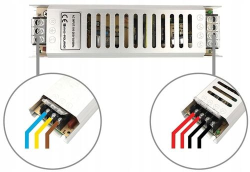 ZASILACZ 12V LED 300W 25A Slim Montażowy Modułowy Do Taśm MONO RGB na Arena.pl
