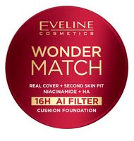 kryjący podkład cushion 04w beige eveline wonder match