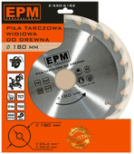 piła spiekowa 180mm 24 zębów - e-550-6182